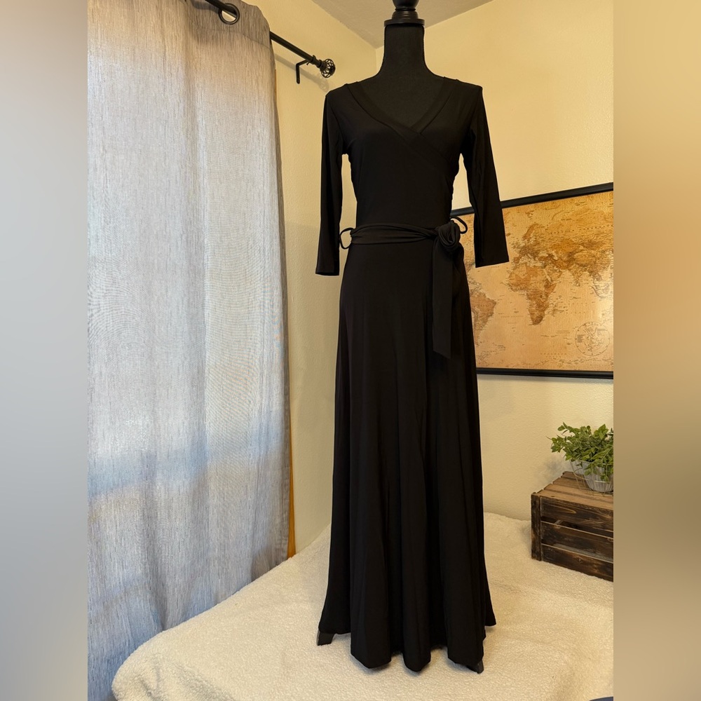 Ella Samani black maxi dress